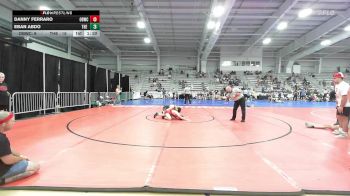 138 lbs Rr Rnd 3 - Danny Ferraro, OBWC Red vs Eban Abdo, The Shop 814