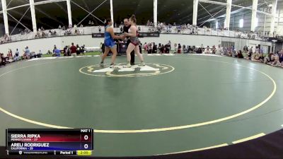 170 lbs Round 3 (8 Team) - Sierra Ripka, Pennsylvania vs Areli Rodriguez, California
