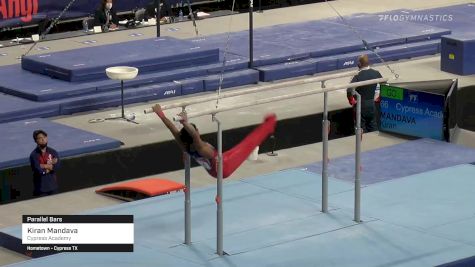 Kiran Mandava - Parallel Bars, Cypress Academy - 2021 US Championships