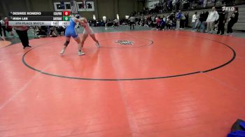 145 lbs 5th Place Match - Desiree Romero, College Park vs Irish Lee, Carthage