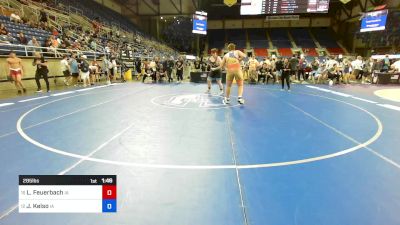 285 lbs Cons 4 - Lucas Feuerbach, IA vs Jt Kelso, IA