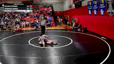 122-128 lbs Round 1 - Dillon Cochran, Southmoreland vs Glendale Ansell, Southmoreland