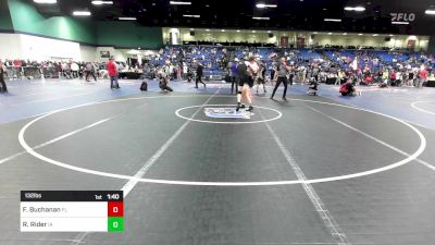 132 lbs Consi Of 64 #1 - Finn Buchanan, FL vs Ryan Rider, IA