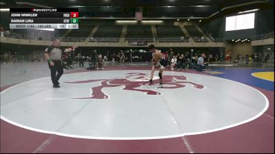 130 lbs Consi Of 4 - John Winkler, Fredericksburg vs Darian Lira, Stafford