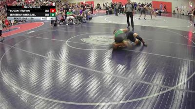 190 lbs Cons. Round 7 - Jeremiah Steagall, Sweet Home vs Logan Trevino, Calvary Chapel