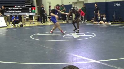 150 lbs Cons. Round 3 - Germaine Ngoma, Xavier, Cedar Rapids vs Aaron Butikofer, Cedar Rapids Washington