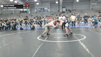 195 lbs Quarterfinal - Blaise Turner, Team Shutt Weaver - HSB vs Billy Edmonston, Prestige Worldwide - HSB