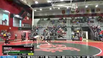 145 lbs Quarterfinal - Conner McPartlin, Newton vs Ryan Ott, Iowa City, City High