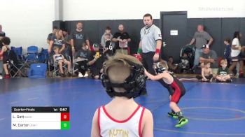 43 lbs Quarterfinal - Liam Gatt, Backyard Brawlers vs Maddex Carter, UNATTACHED