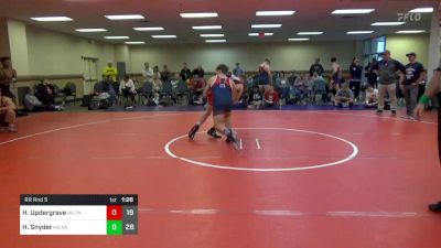 170 lbs Rr Rnd 5 - Hunter Updergrave, Team Nauman White HS vs Hunter Snyder, All American HS