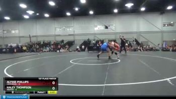 225 lbs Placement Matches (8 Team) - Alysse Phillips, California vs Haley Thompson, Indiana