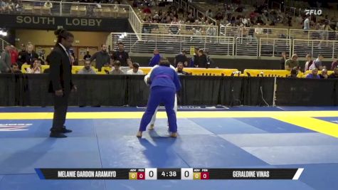 Geraldine Vinas vs Melanie Gardon Aramayo 2025 Pan Jiu Jitsu IBJJF Championship