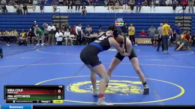 115 lbs Semifinal - Mia Hotchkiss, HARRISON vs Kira Cole, MIAMI EAST