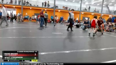 61 lbs Cons. Semi - Payne Brooks, Ninety Six Wildcats vs Wyatt Stephenson, Jet Wrestling Club