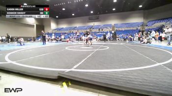 72-79 lbs Quarterfinal - Caden Miller, Fort Gibson Youth Wrestling vs Konnor Knight, CWC-collinsville