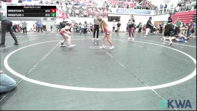 55 lbs Rr Rnd 5 - Addilynn Quintero, Redskins Wrestling Club vs Kenlee Bruce, ARDMORE TAKEDOWN CLUB