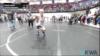 52 lbs Round Of 32 - Connor Abbott, F-5 Grappling vs Jackson Fernandez, Cotton County Wrestling Club