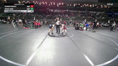 80 lbs Quarterfinal - Shane Hurley, American MMAW vs Noah Hein, Hawthorne