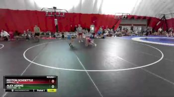 87-92 lbs Round 1 - Peyton Schoettle, Roncalli vs Alex Adams, Waska/BBE