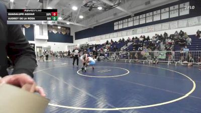 110 lbs Cons. Round 3 - Guadalupe Aguiar, San Pasqual vs Audrey De La Rosa, Bonita