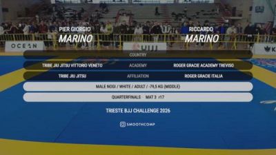 Riccardo Marino vs Pier Giorgio Marino 2026 UIJJ TRIESTE BJJ CHALLENGE