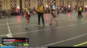 75 lbs Round 1 (6 Team) - Adam Bachmann, Steel Valley Black vs Colton Bryce, Revival Aqua