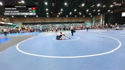 150 lbs Cons. Round 2 - Isaiah Ah Kiong, Kamehameha vs Darius Rafie, Coronado