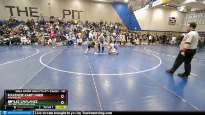 140 lbs Cons. Round 1 - Makenzie Kartchner, Farmington vs Brylee Gavilanez, Fremont Wrestling Club