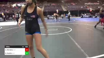 109 lbs Final - Gabryella Austin, Central Catholic vs Alazaye Romero, Team Takedown