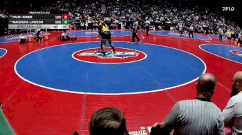 235 lbs Cons. Round 2 - Faith Jones, Lumpkin Co. vs Maleigha Lawson, Cook