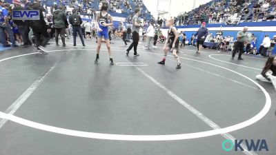 67 lbs Quarterfinal - Daxton Andrews, Madill Takedown vs Coltin Brittain, Team Guthrie Wrestling