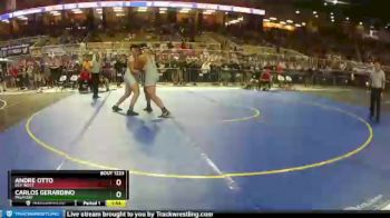 1A 285 lbs Quarterfinal - Carlos Gerardino, Palm Bay vs Andre Otto, Key West