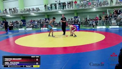55kg Cons. Round 4 - Tristen Beaudry, Rhino WC vs Neel Mulgund, Action Reaction WC