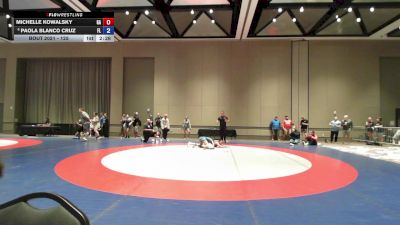 125 lbs Champ. Round 1 - Michelle Kowalsky, GA vs Paola Blanco Cruz, FL