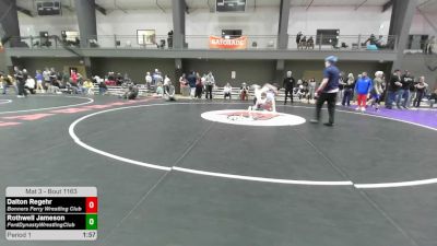 120 lbs Cons. Sub-semis - Dalton Regehr, Bonners Ferry Wrestling Club vs Rothwell Jameson, FordDynastyWrestlingClub