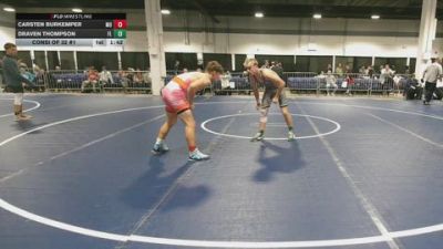132 lbs Consi Of 32 #1 - Carsten Burkemper, MO vs Draven Thompson, FL