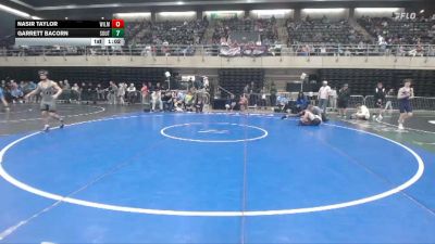 111 lbs Consolation - Nasir Taylor, Wilmington vs Garrett Bacorn, South Williamsport