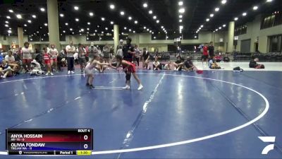 62 lbs Placement (4 Team) - Olivia Fondaw, Trojan WA vs Anya Hossain, AR- 15