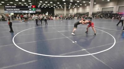 190 lbs Quarters - Deacon Moran, Zumwalt Wrestling Club vs Joseph Heim, MN Elite Wrestling Club