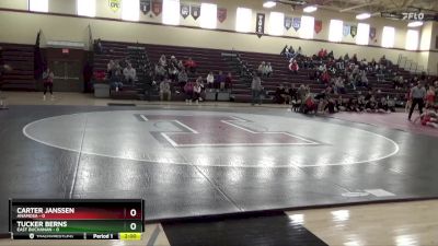 126 lbs Round 2 (4 Team) - Tucker Berns, East Buchanan vs Hudson Welton, Anamosa