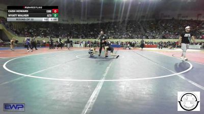 92 lbs Round Of 32 - Cash Howard, Coweta vs Wyatt Walker, Altus JH