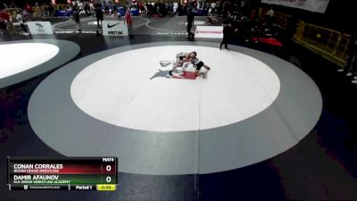 74 lbs Cons. Round 7 - Conan Corrales, Rough House Wrestling vs Damir Afaunov, Elk Grove Wrestling Academy