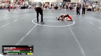 60 lbs Champ. Round 1 - Kadyn Griffin, SMWC Wolfpack vs Marshall Krougov, Rampage