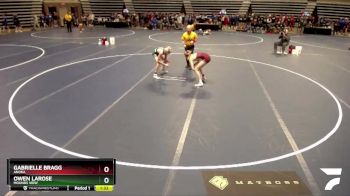 107 Championship Bracket Quarterfinal - Gabrielle Bragg, Anoka vs Owen LaRose, Mounds View