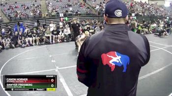 85 lbs Semis & 1st Wrestleback (8 Team) - Sawyer Freisberg, Kansas Rattlers vs Canon Horner, Wyoming Twisters