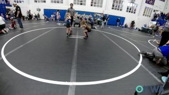 49 lbs Final - Blakelee Vinson, Weatherford Youth Wrestling vs Dixie Bledsoe, Woodland Wrestling Club