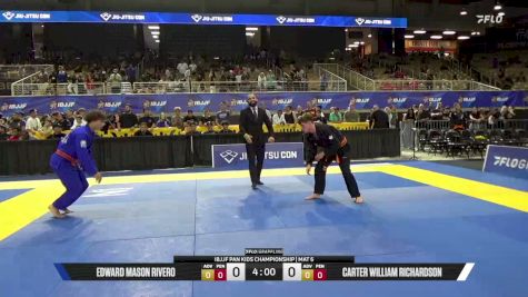 Edward Mason Rivero vs Carter William Richardson 2026 Pan Kids Jiu-Jitsu IBJJF Championship