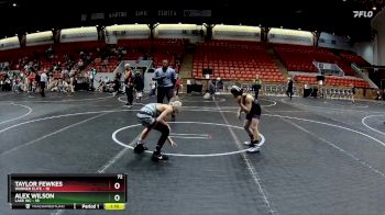 72 lbs Round 6 (8 Team) - Alex Wilson, Lake WC vs Taylor Fewkes, Warner Elite