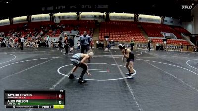 72 lbs Round 6 (8 Team) - Alex Wilson, Lake WC vs Taylor Fewkes, Warner Elite