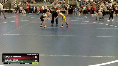 50 lbs Cons. Round 4 - Hudson Webb, High Altitude Wrestling Club vs Lincoln Freeman, DC Elite